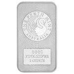 Perth Mint Rectangle Silver Bullion - 1 Oz