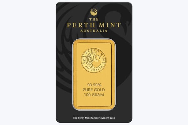 Perth Mint Gold Minted Bullion - 100  Grams