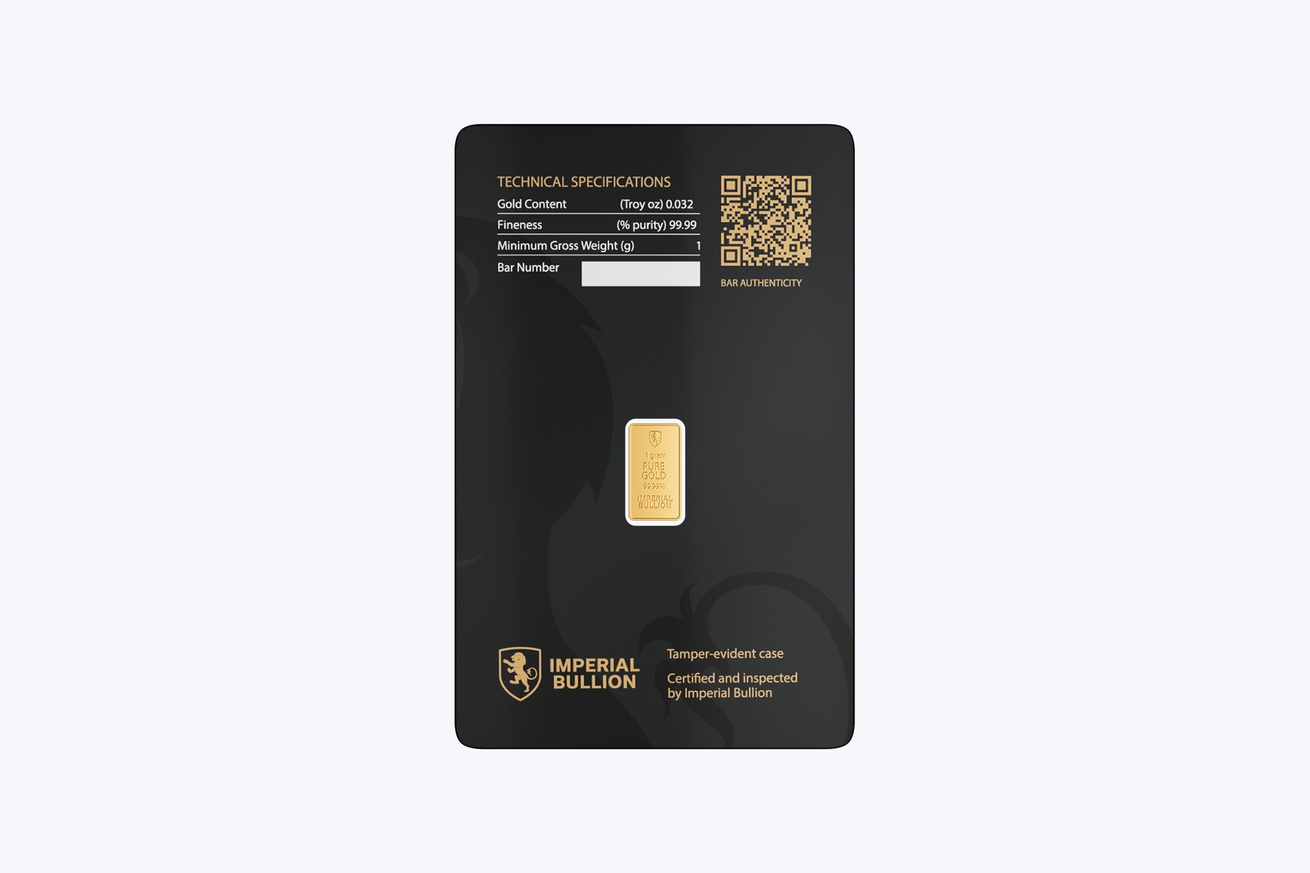 Imperial Bullion Gold Bullion - 1 Gram Minted Bar - Image 2