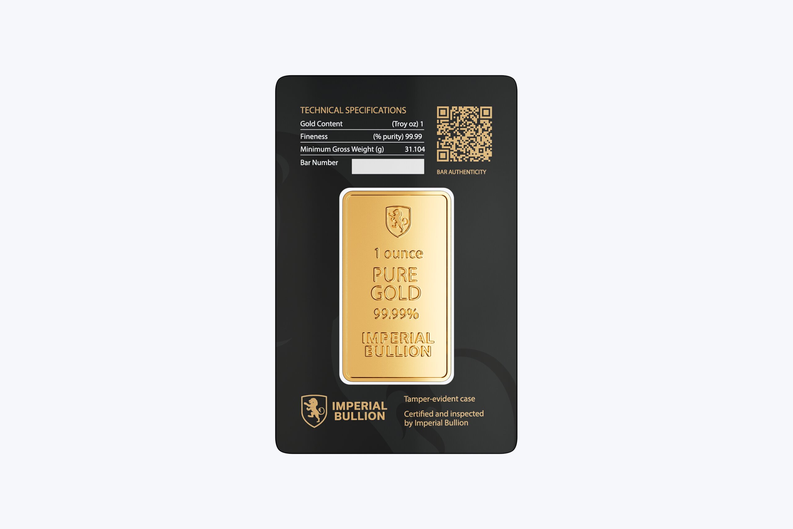 Imperial Bullion Gold Bullion - 1oz Minted Bar - Image 2