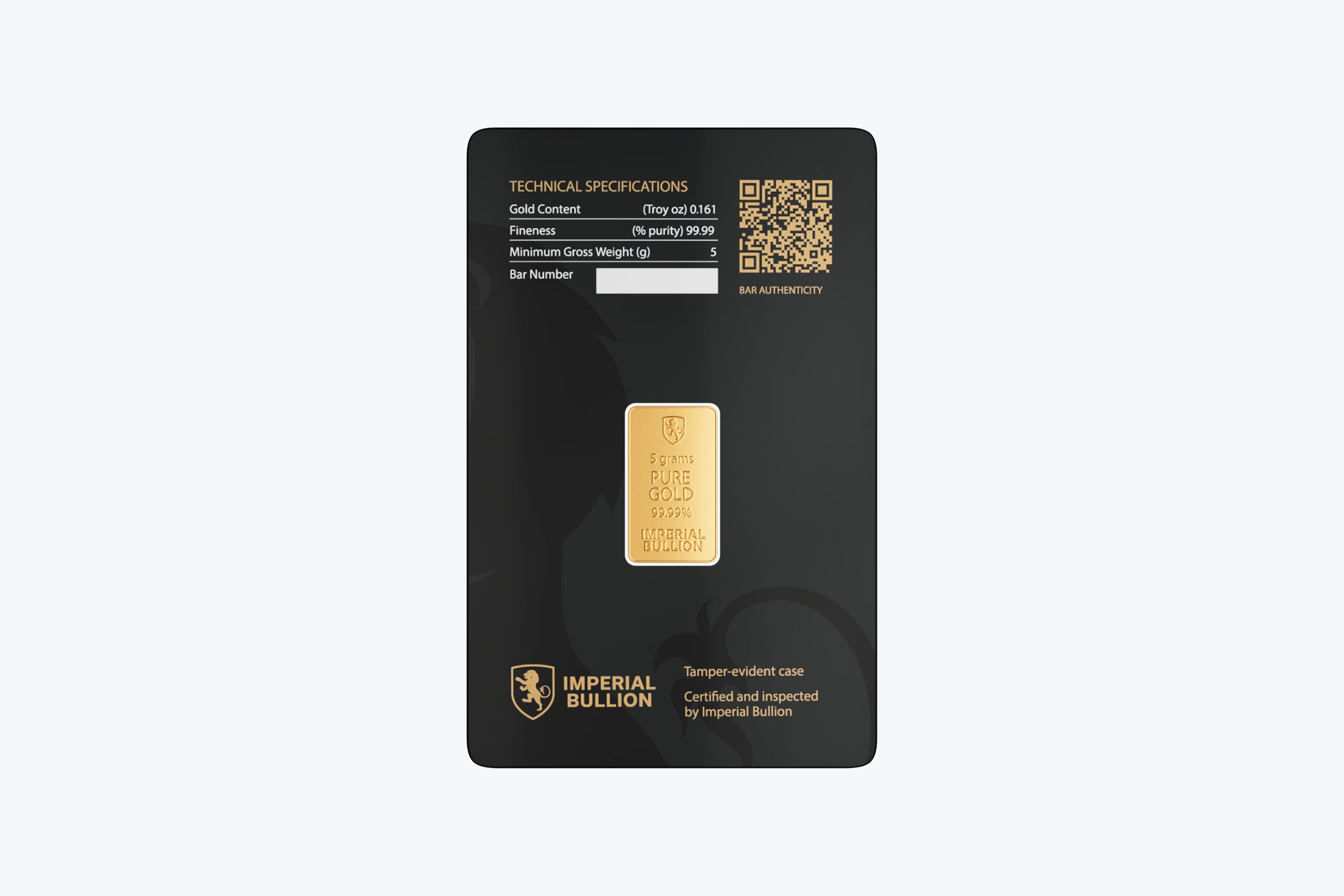 Imperial Bullion Gold Bullion - 5 Gram Minted Bar - Image 2