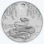 Australian Lunar Series III 2025 Year of the Snake 2oz Silver Bullion Coin
