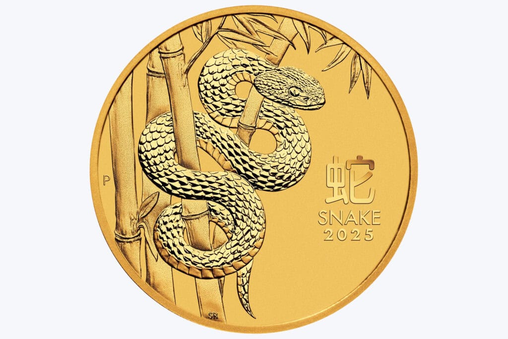 Australian Lunar Series III 2025 Year of the Snake 1/2oz Gold Bullion ...