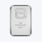 ABC Silver Bullion- 5oz Cast Bar