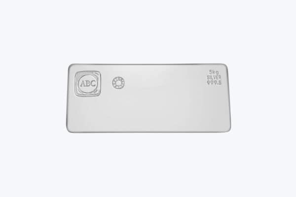 ABC Silver Bullion- 5kg Cast Bar