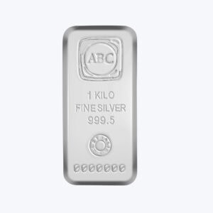 ABC Silver Bullion- 1kg Cast Bar