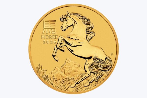 Australian Lunar Series III 2026 Year of the Horse 1/2oz Gold Bullion Coin
