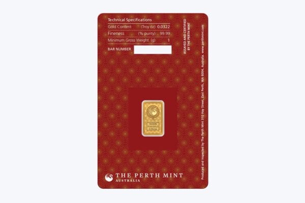 Perth Mint Gold Minted Bullion - Lakshmi 1g Gold Minted Bar - Image 2