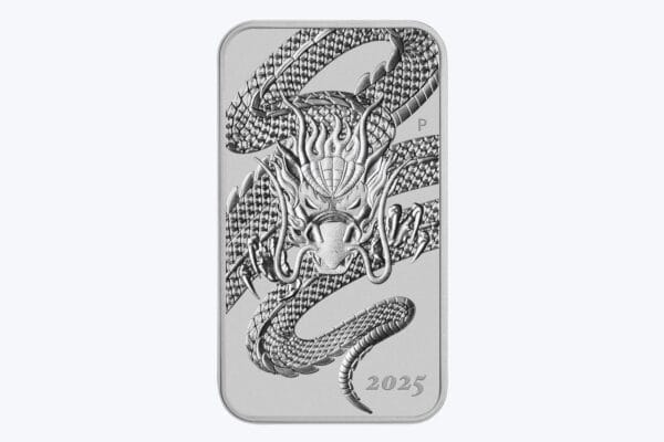 Perth Mint 2025 Dragon Silver Bullion - 1 Oz