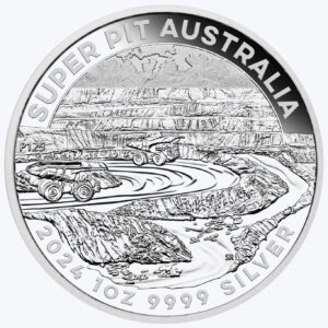 Perth Mint Silver Bullion - 1 Oz Super Pit Coin- ASSORTED YEARS