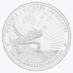 ABC Silver Bullion- Untamed Landscapes 1oz Thorny Lizard Coin